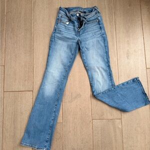 American Eagle Outfitters Light Blue Flare Jeans